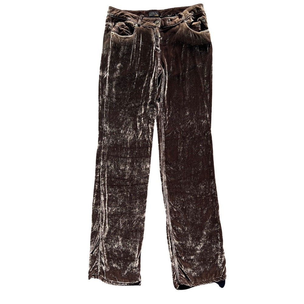 Fendi Velour Y2K Low Rise Pants